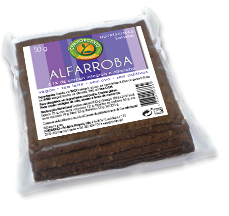 BOLACHA MINI NATURISSIMA ALFARROBA 50G
